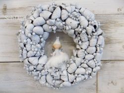   Adventi ajtdsz, festett termsekbl, angyallal