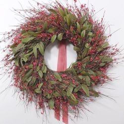   Ginestra/eukaliptusz koszor ∅:50cm